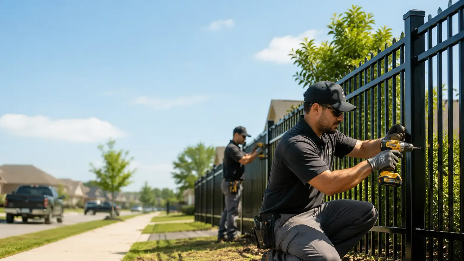 Metal Fence Installation in Iowa